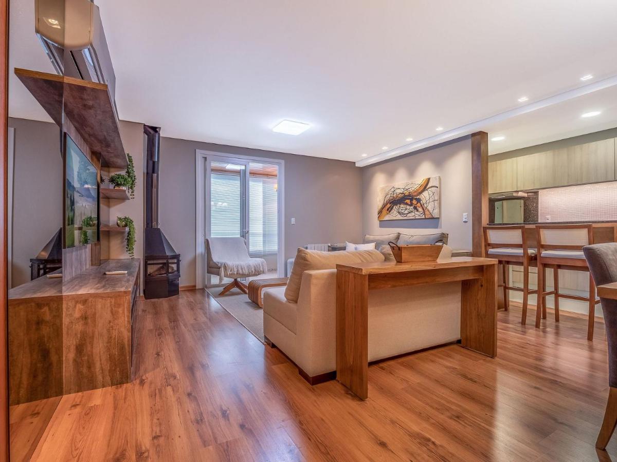 Apartament Flores Da Montanha 204C - Apto Borges De Medeiros Gramado 600 Metros Rua Coberta Zewnętrze zdjęcie