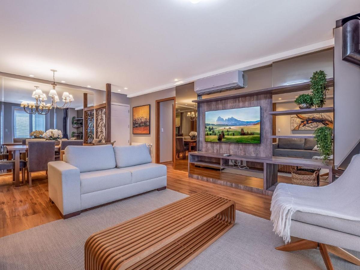 Apartament Flores Da Montanha 204C - Apto Borges De Medeiros Gramado 600 Metros Rua Coberta Zewnętrze zdjęcie