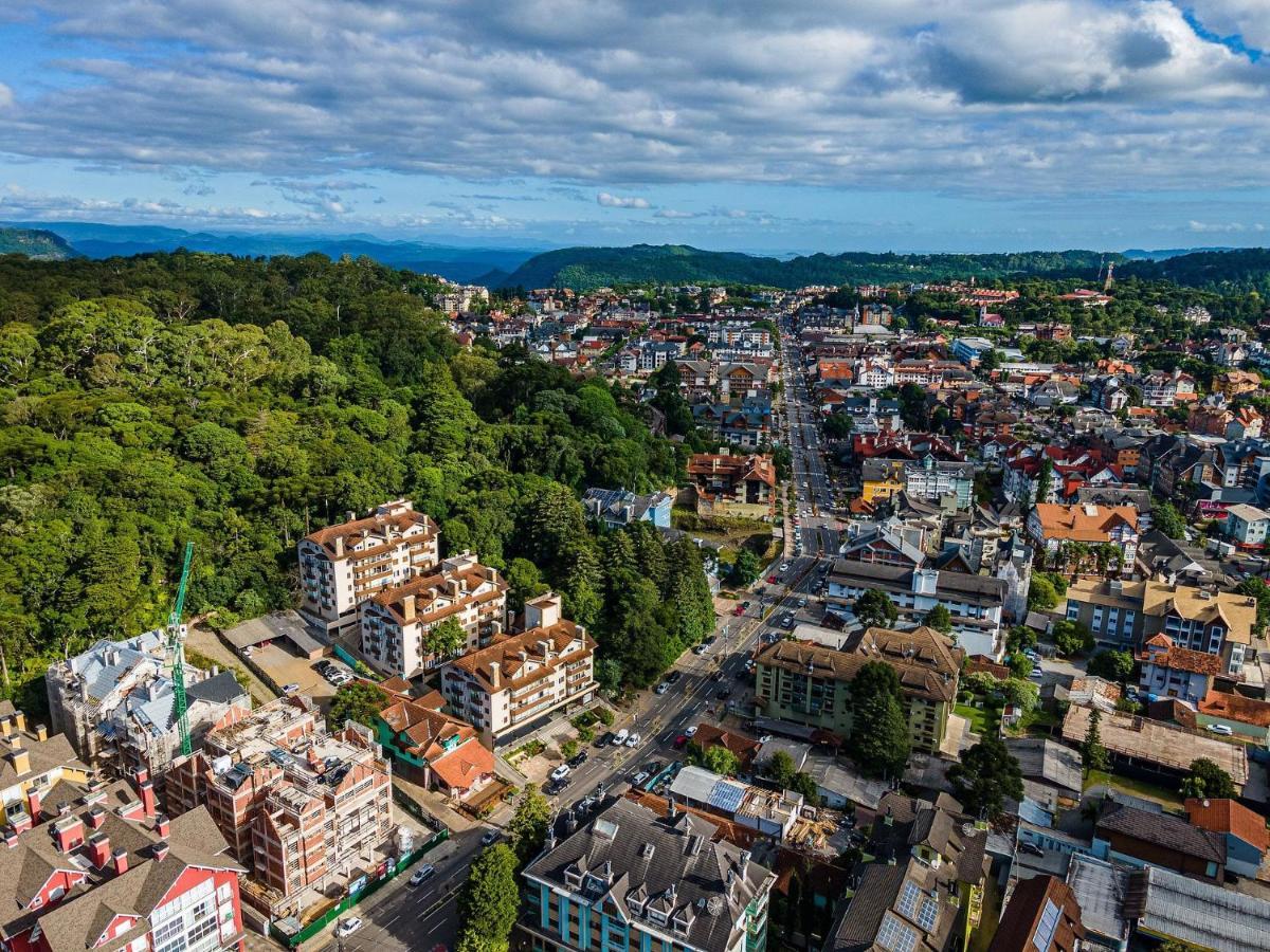 Apartament Flores Da Montanha 204C - Apto Borges De Medeiros Gramado 600 Metros Rua Coberta Zewnętrze zdjęcie