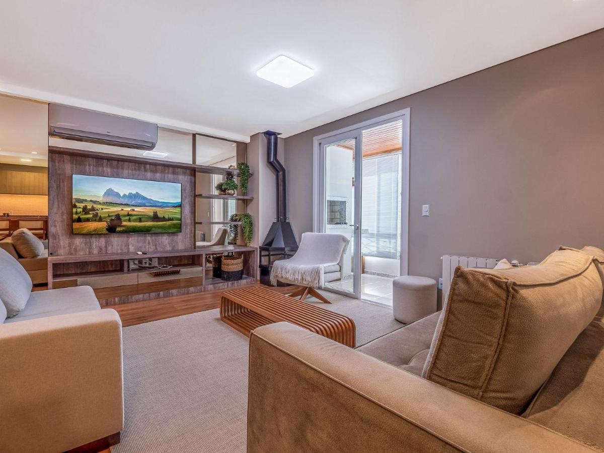 Apartament Flores Da Montanha 204C - Apto Borges De Medeiros Gramado 600 Metros Rua Coberta Zewnętrze zdjęcie