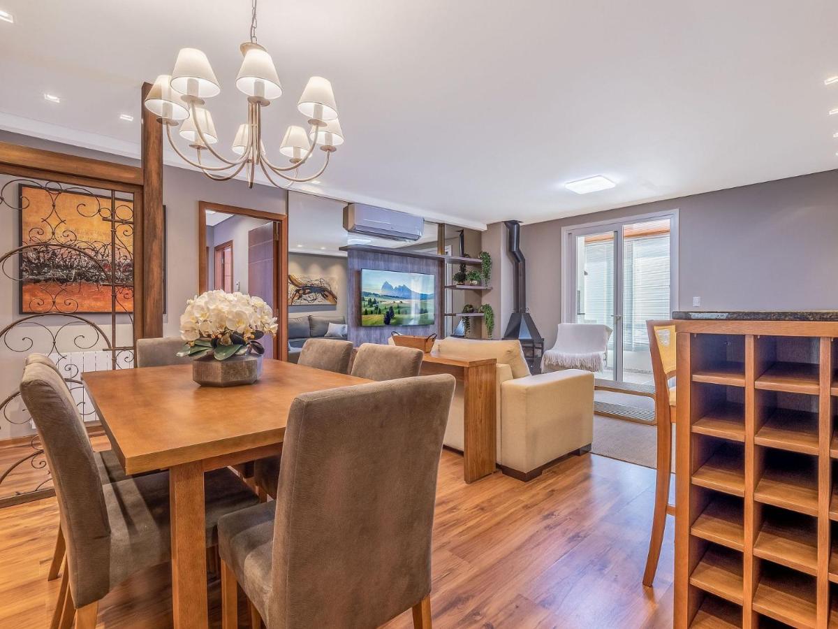 Apartament Flores Da Montanha 204C - Apto Borges De Medeiros Gramado 600 Metros Rua Coberta Zewnętrze zdjęcie